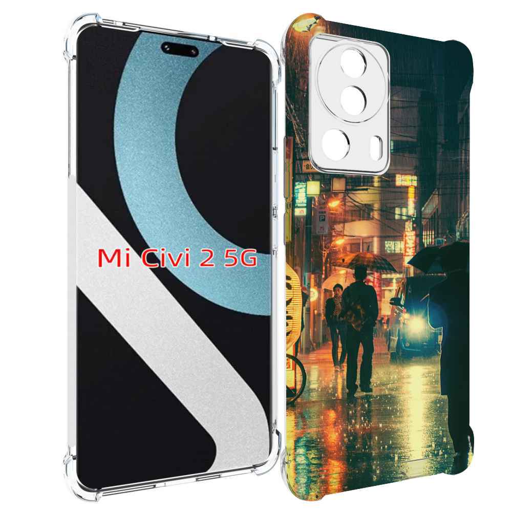 

Чехол MyPads Токио-сеул для Xiaomi Civi 2, Прозрачный, Tocco