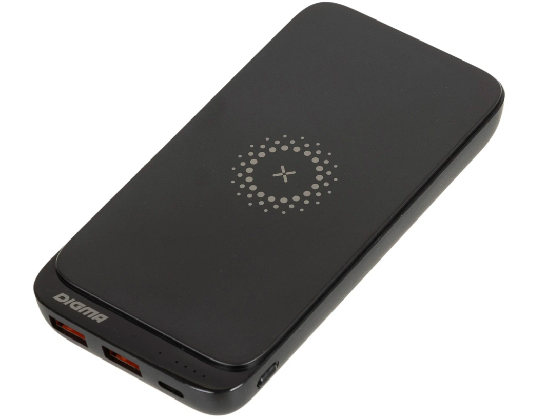 

Внешний аккумулятор Digma DGPQ10E 10000mAh 3A QC PD 20W Black 1455261