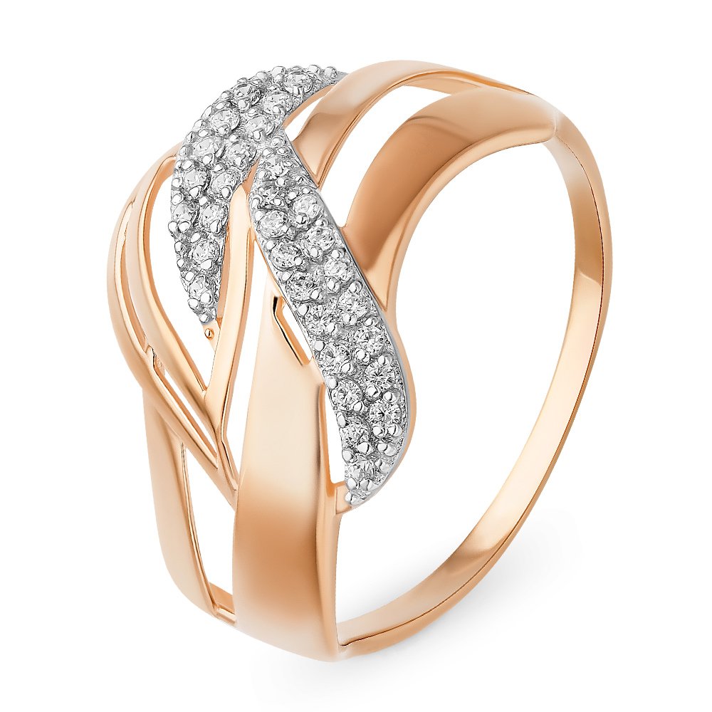 

Кольцо из золота р.  585Gold 301010990, фианит, 301010990