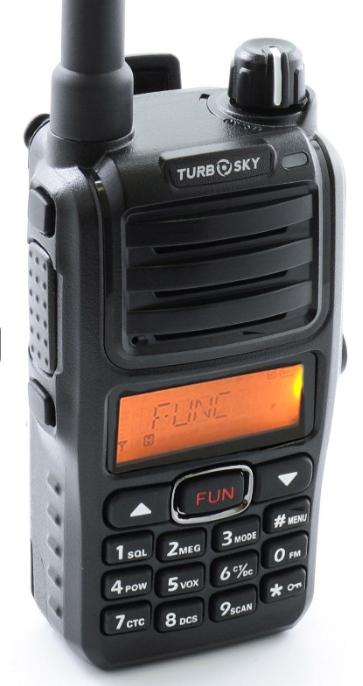 фото Портативная радиостанция turbosky t5 черный, 1 шт.