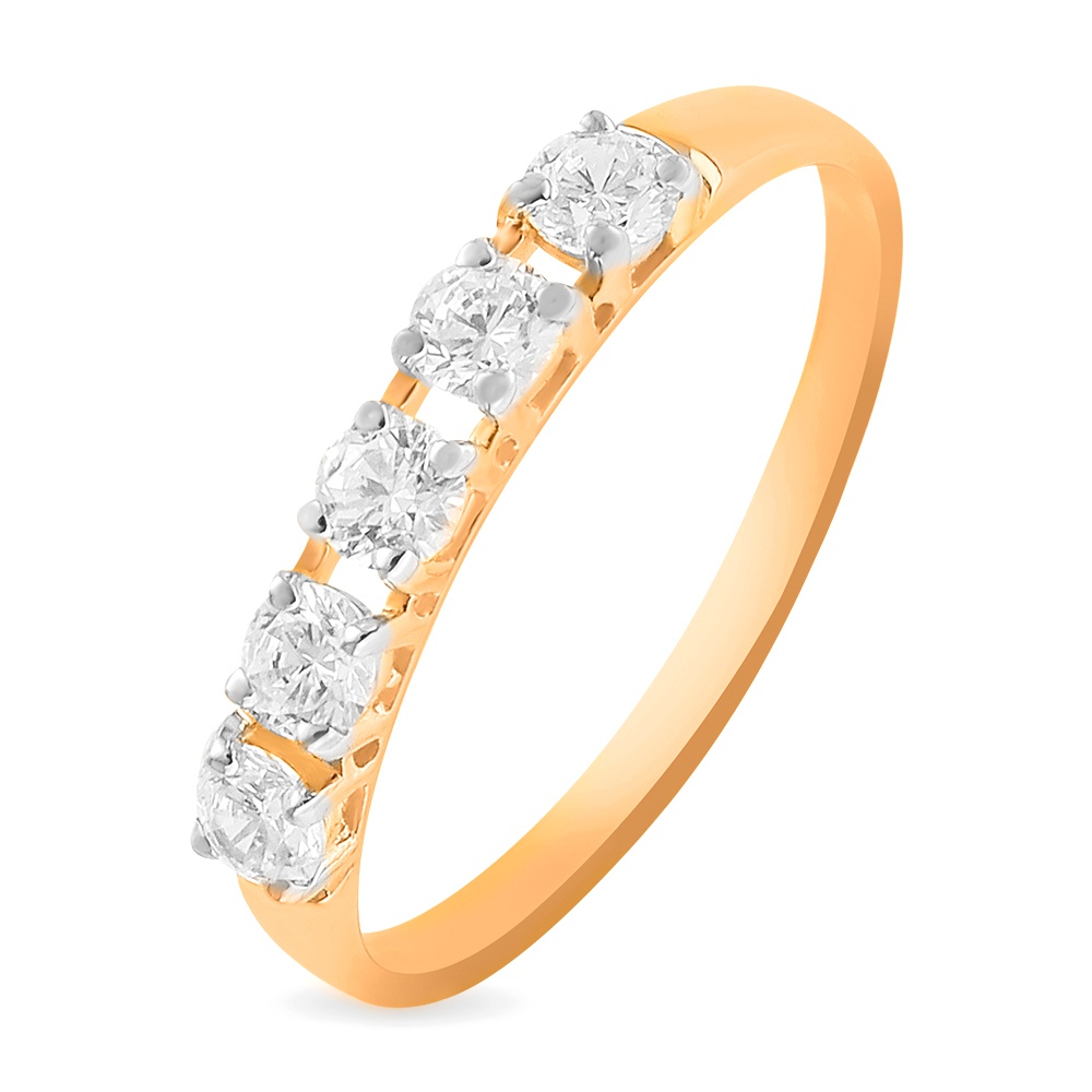 

Кольцо женское из красного золота с фианитом 585Gold 301011505, р, 301011505
