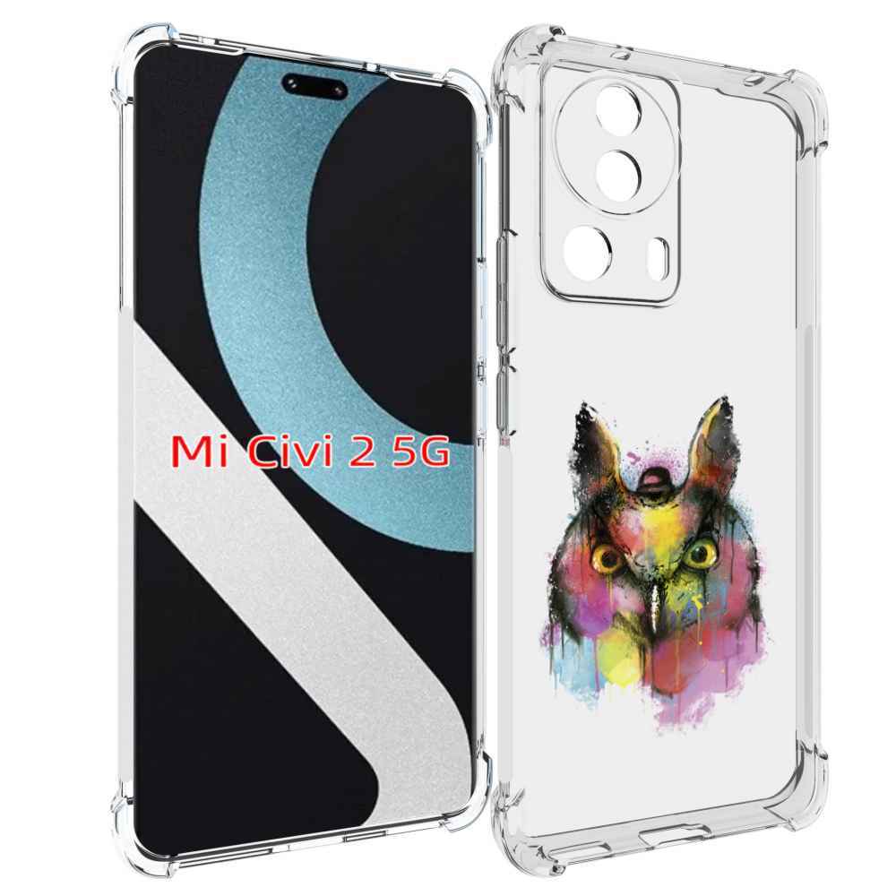 

Чехол MyPads Сова 2 для Xiaomi Civi 2, Прозрачный, Tocco