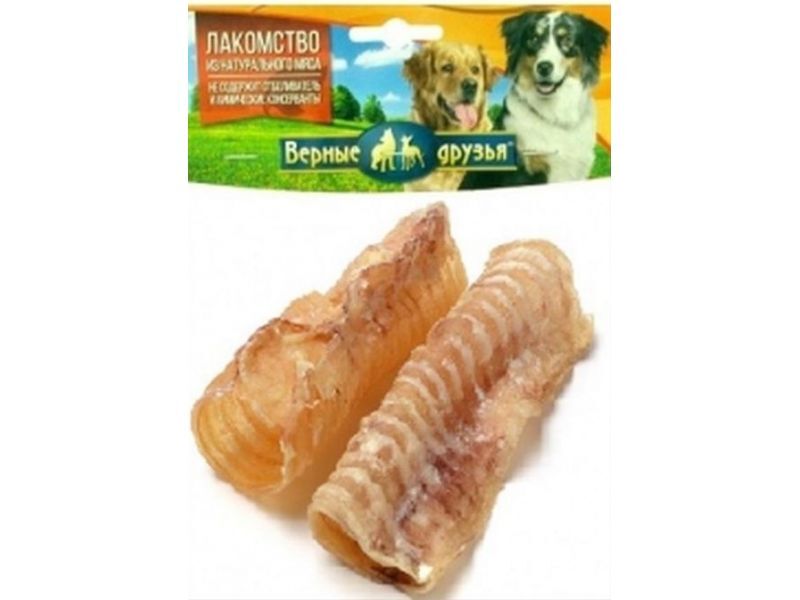 фото Лакомства для собак верные друзья трахея, 14 шт в упаковке, 2 см, 6 шт