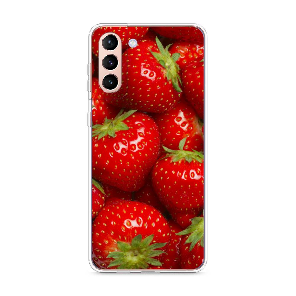 

Чехол Awog на Samsung Galaxy S21 + / Самсунг S21 + "Клубника", Разноцветный, 2102150-10