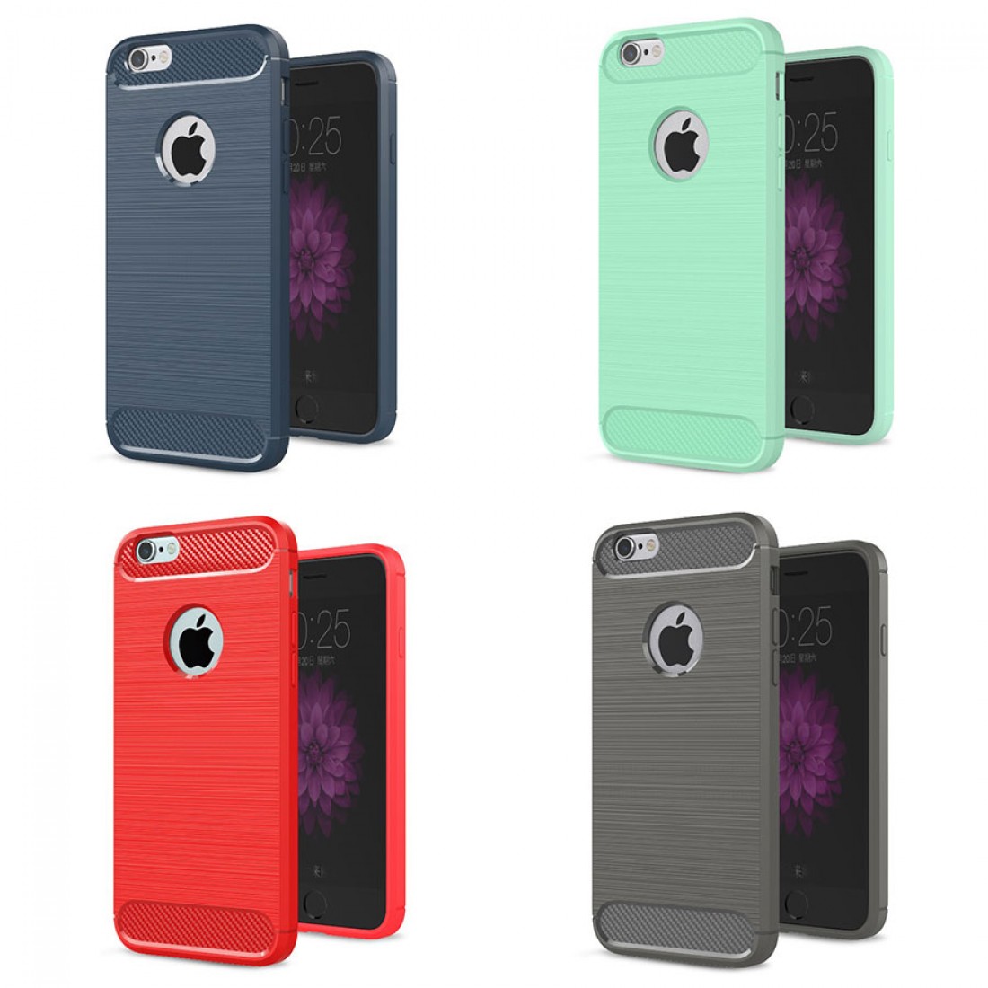 

Чехол противоударный IPHONE 6/6S (011368), Черный