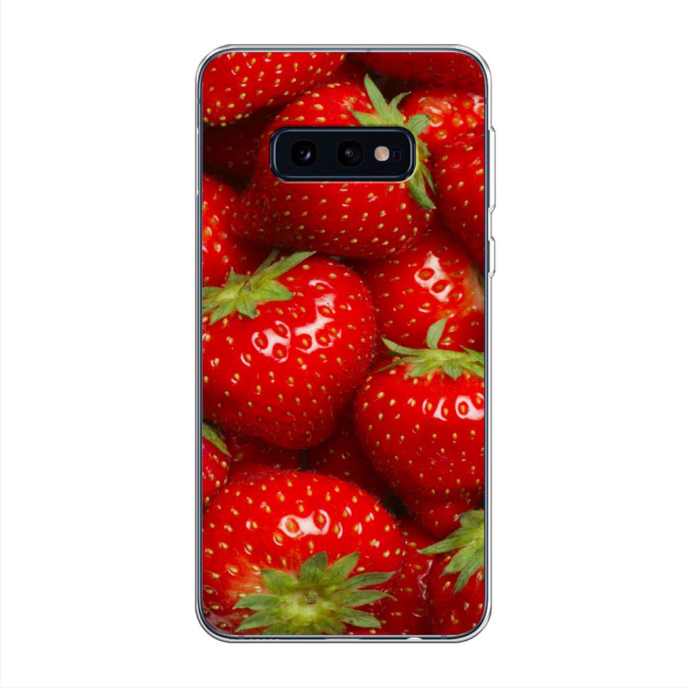

Чехол Awog на Samsung Galaxy S10E "Клубника", Разноцветный, 27250-10