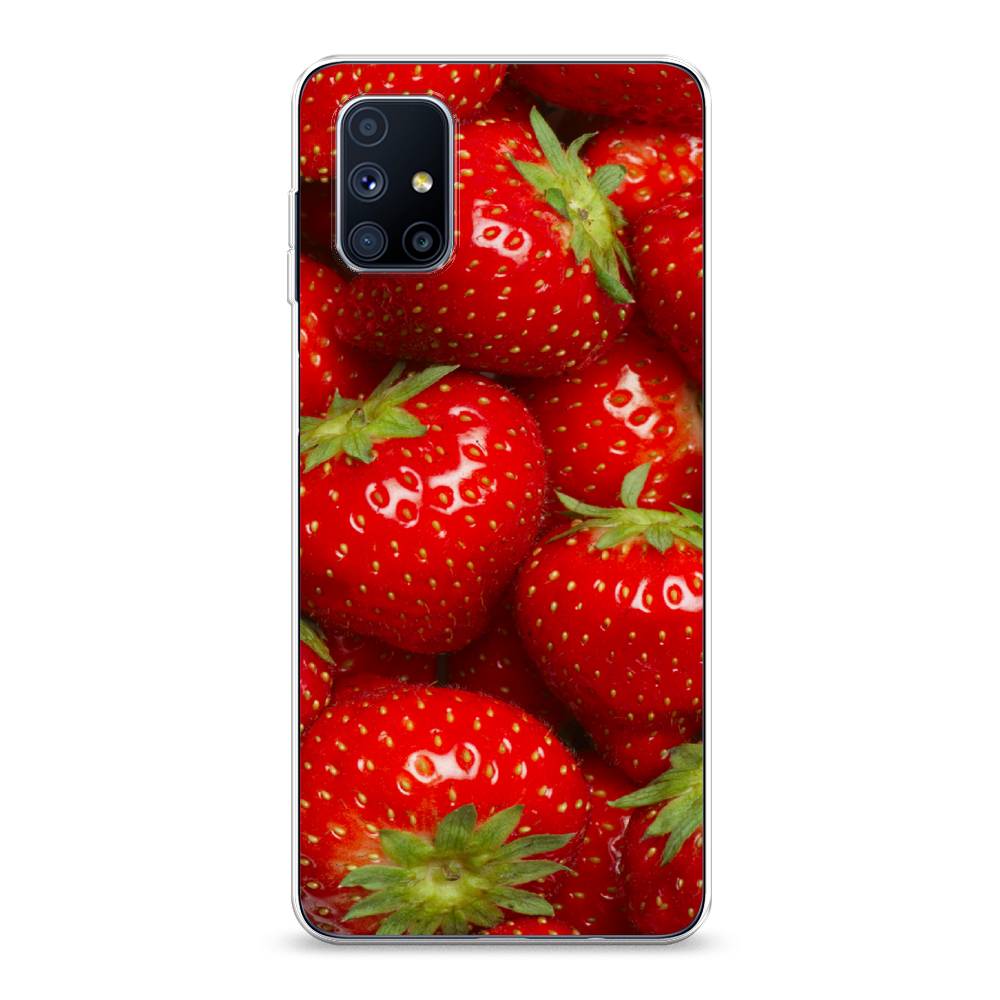 

Чехол Awog на Samsung Galaxy M51 / Самсунг M51 "Клубника", Разноцветный, 2101550-10