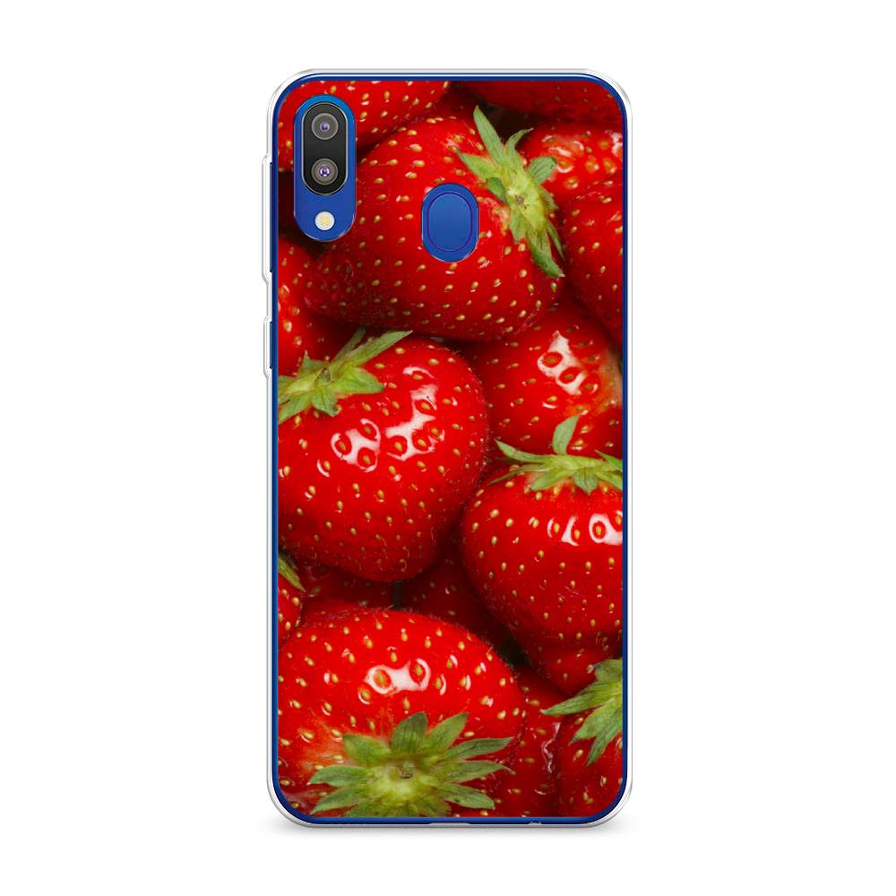 

Чехол Awog на Samsung Galaxy M20 "Клубника", Разноцветный, 27450-10