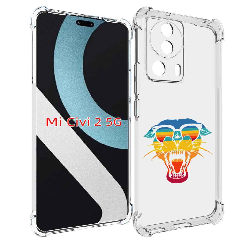 

Чехол MyPads Радужная-пантера для Xiaomi Civi 2, Прозрачный, Tocco