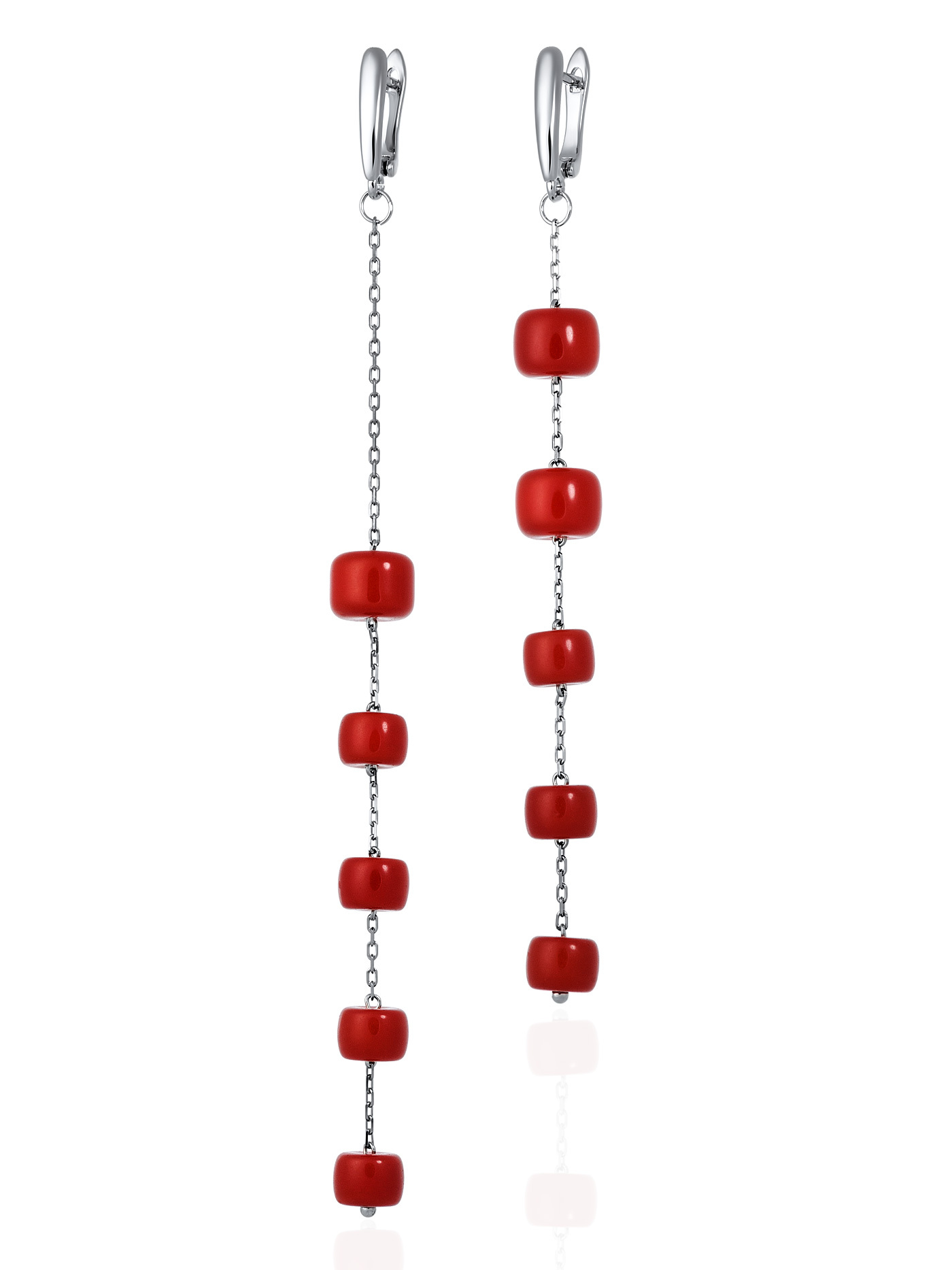 

Серьги подвески из бижутерного сплава L'attrice 54622588, керамика, 54622588