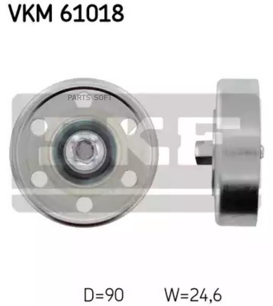 

Ролик натяжителя Toyota Corolla/Corolla / Allex/RAV 4 II 01>09 SKF VKM61018