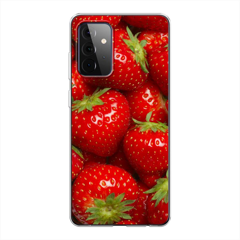 

Чехол Awog на Samsung Galaxy A72 / Самсунг A72 "Клубника", Разноцветный, 2101950-10