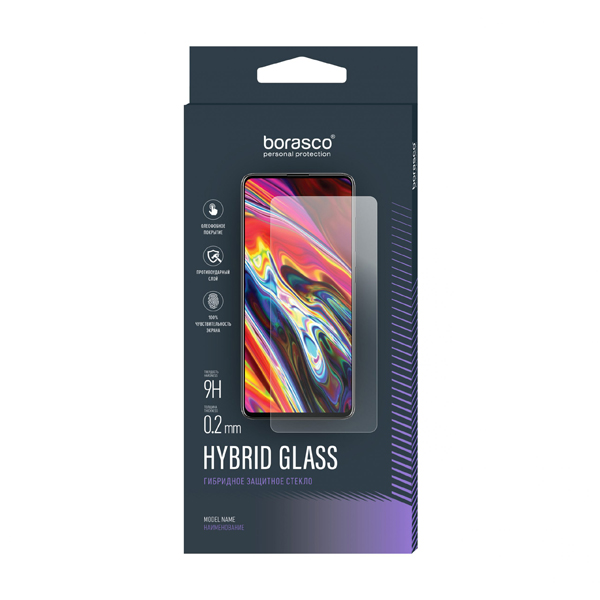 

Защитное стекло BoraSCO Hybrid Glass для Tecno Pova 2 (40342), Hybrid Glass для Tecno Pova 2 (40342)