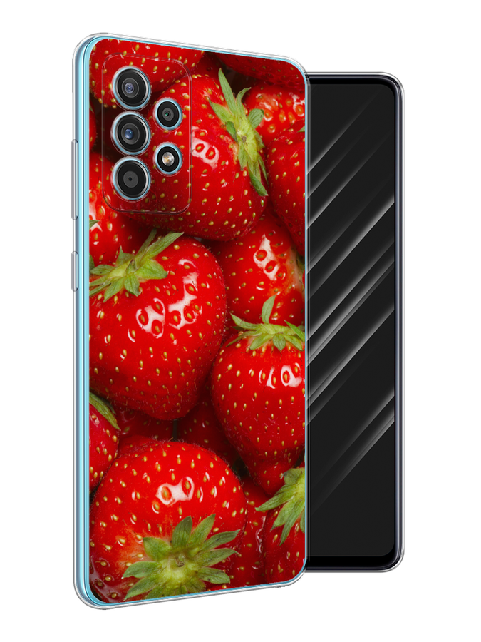

Чехол Awog на Samsung Galaxy A52 / Самсунг A52 "Клубника", Разноцветный, 2102450-10