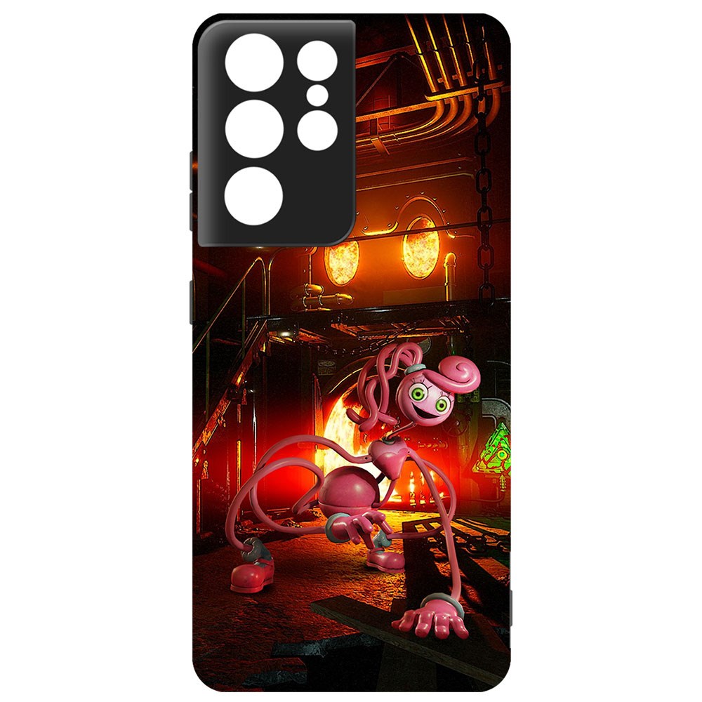 

Чехол-накладка Софт Хаги Ваги - Мама Длинные Ноги для Samsung Galaxy S21 Ultra (G998)