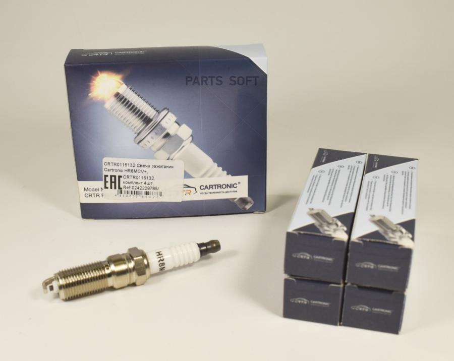 

Свеча Cartronic ГАЗ (402 дв) HR8MCV+ (4 шт.)