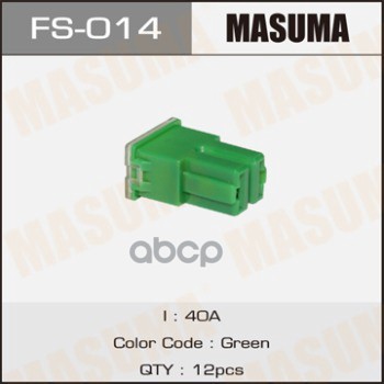 

Предохранитель Силовой 40а (М) (Упаковка 12 Шт, Цена За 1 Шт) Masuma арт. FS-014