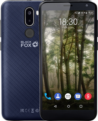 фото Смартфон black fox b4 nfc 2/16gb blue