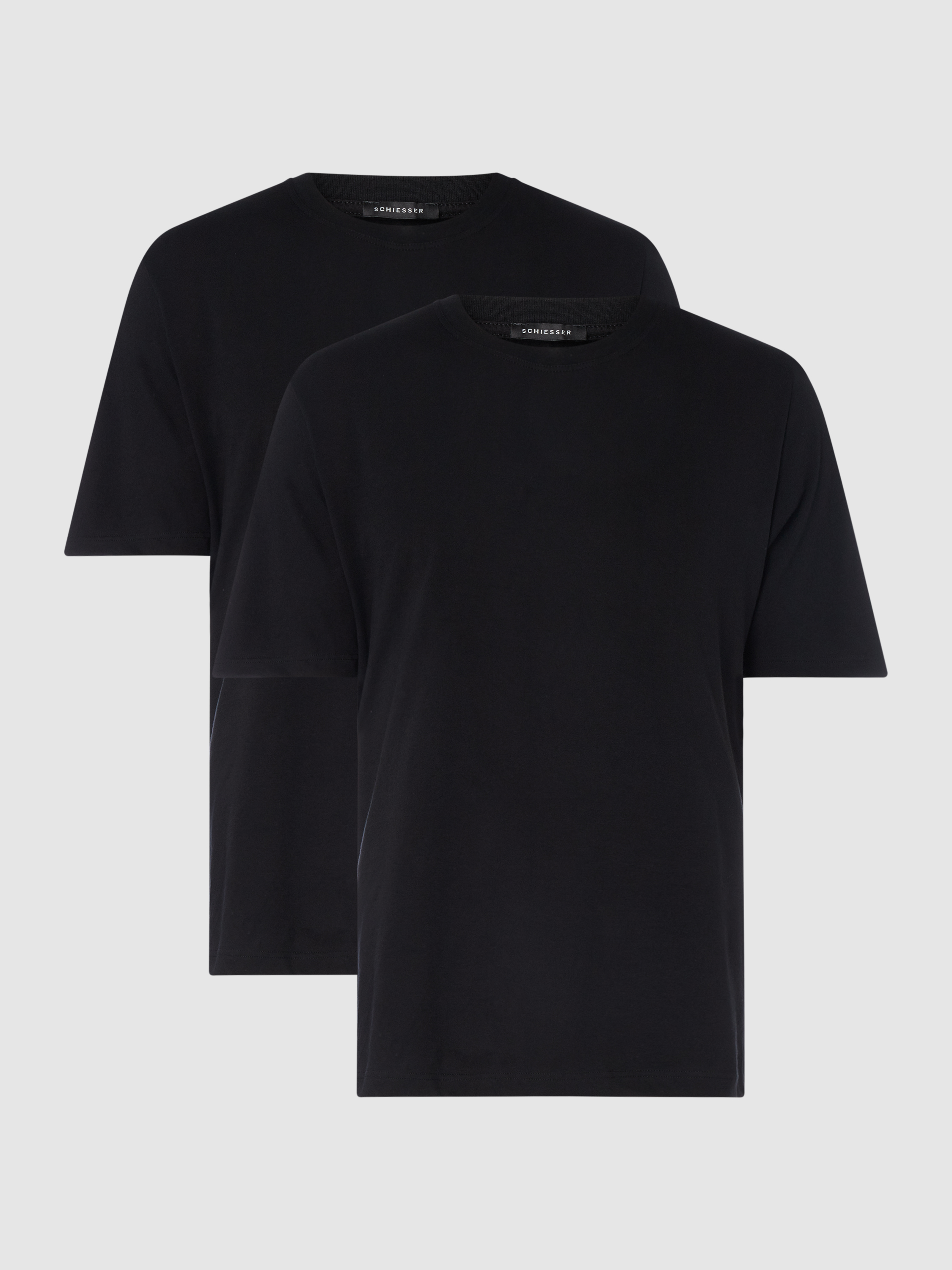 

Комплект футболок мужских SCHIESSER 7951122 черных 2XL (доставка из-за рубежа), Черный, 7951122