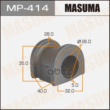 

Втулка Стабилизатора Honda Civic Masuma Mp-414 Honda Civic Masuma арт. MP-414