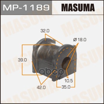 

Втулка Стабилизатора Toyota 4runner Masuma Mp-1189 Toyota 4runner Masuma арт. MP-1189