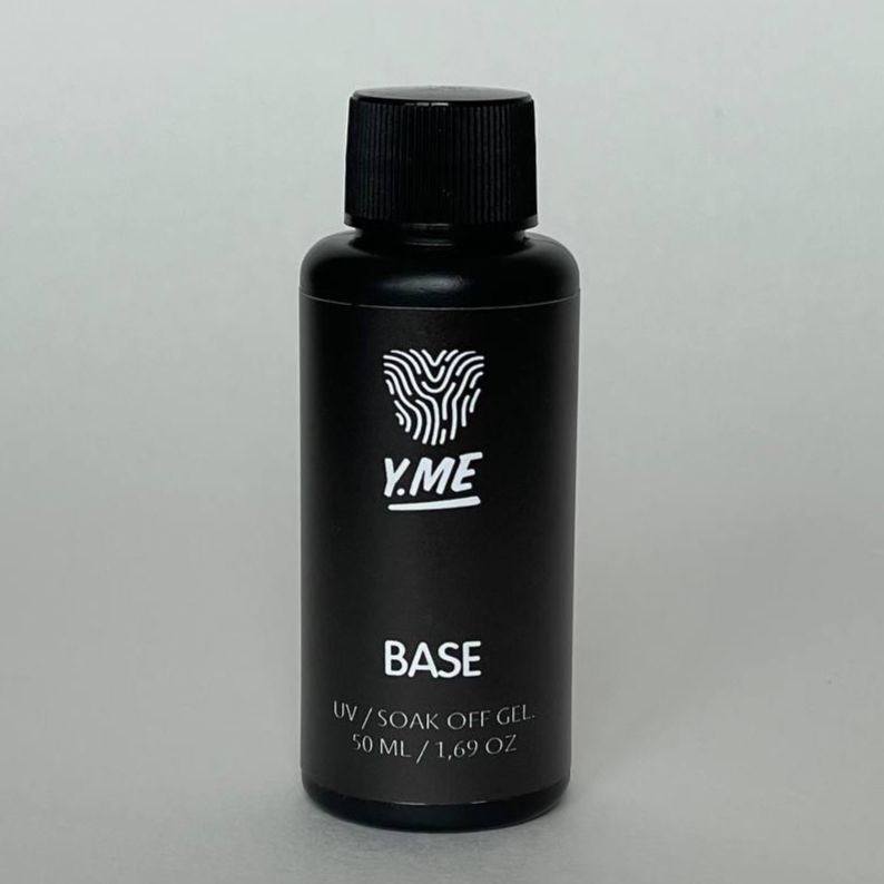 

База Y.ME Средне-густая каучуковая эластичная Base Coat 50 мл, Base