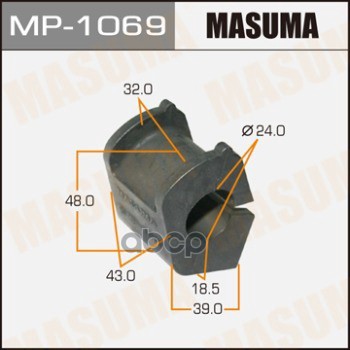 

Втулка Стабилизатора Toyota Aqua Masuma Mp-1069 Toyota Aqua Masuma арт. MP-1069