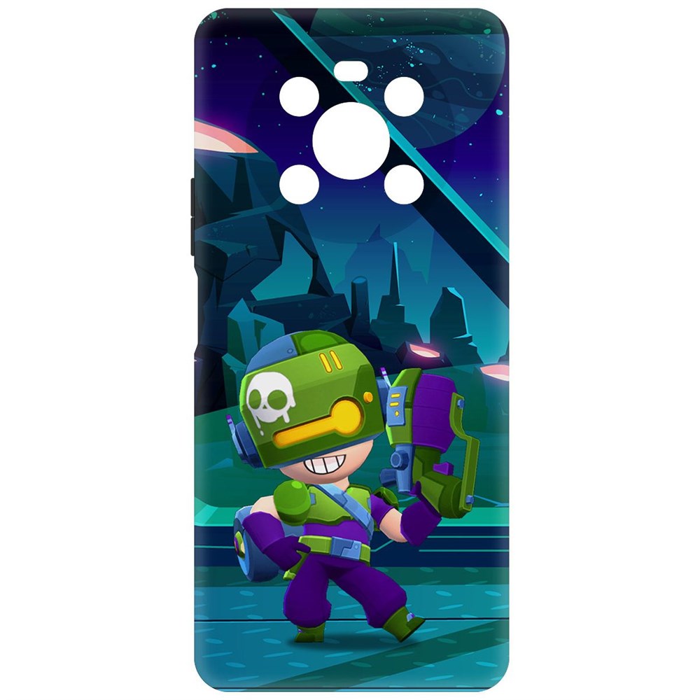 

Чехол-накладка Софт Brawl Stars - Контрабандистка Пенни для Honor X9, Черный