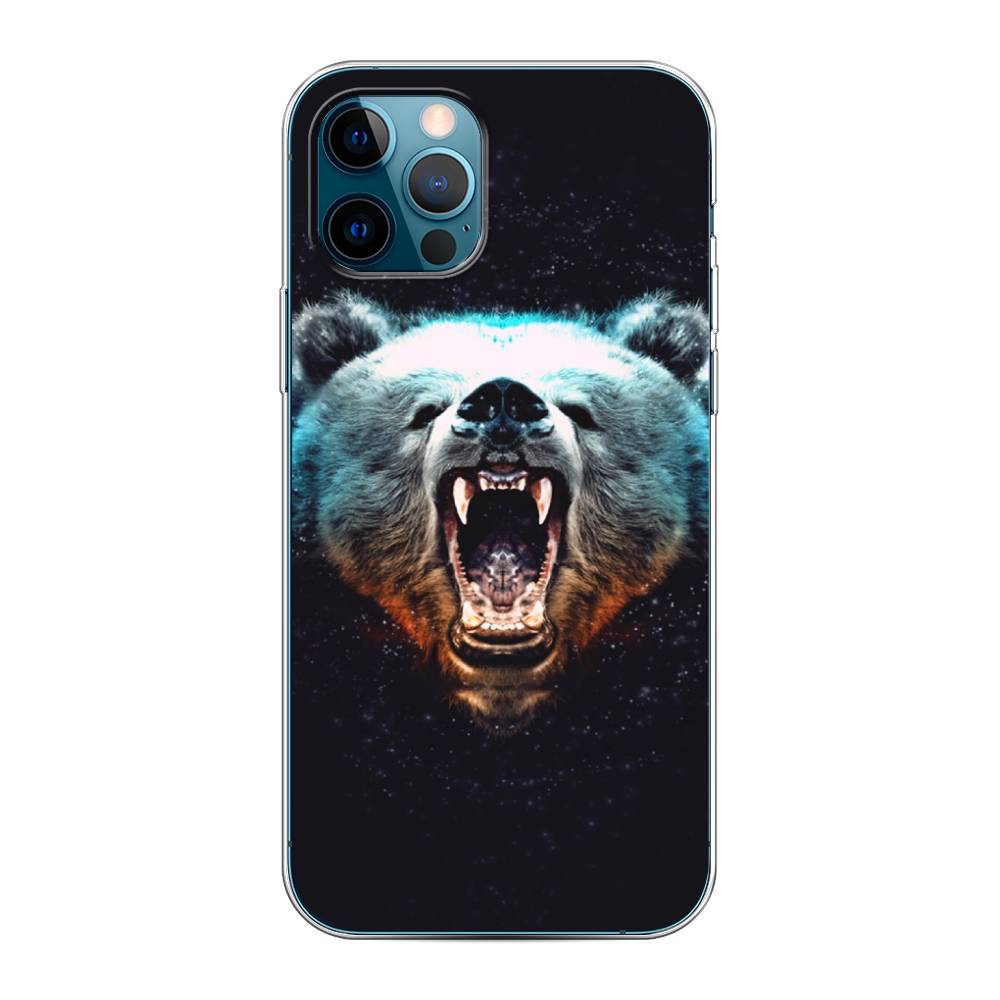 

Чехол Awog на Apple iPhone 12 Pro / Айфон 12 Pro "Медведь", Разноцветный, 12850-2