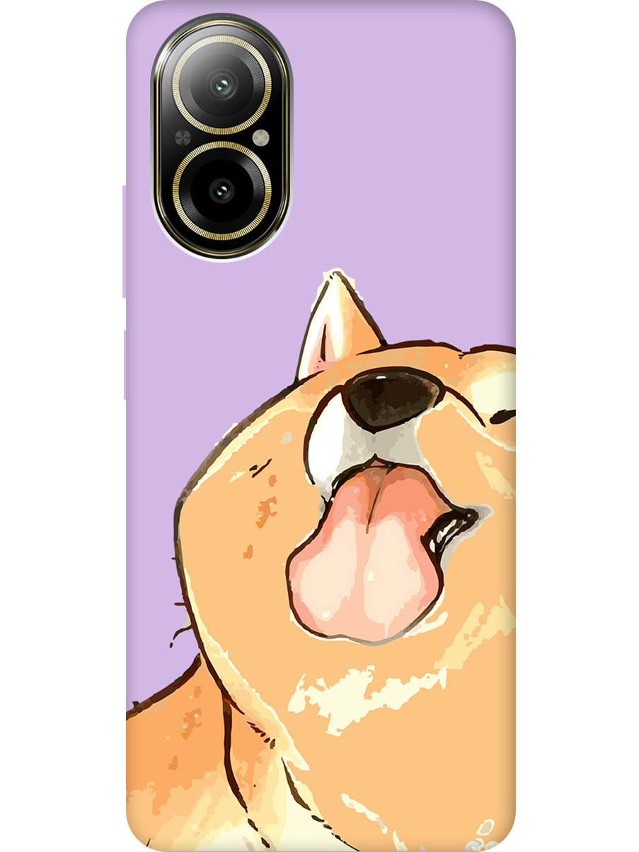 

Силиконовый чехол на Realme C67 с рисунком "Shiba" Soft Touch сиреневый, Фиолетовый;бежевый;коричневый, 20012145