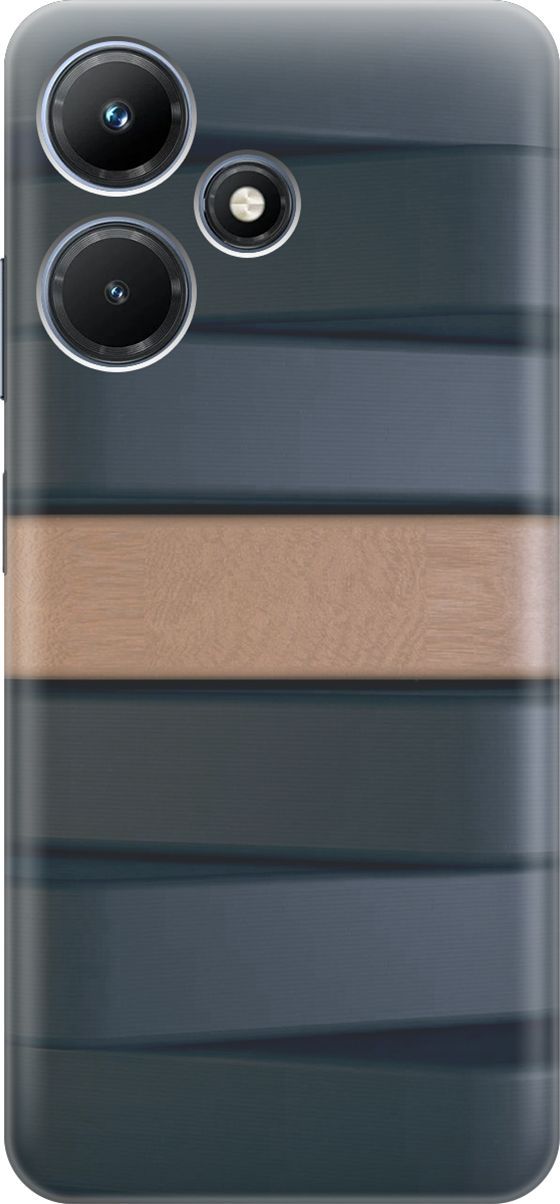 

Силиконовый чехол на Infinix Hot 30i "Бежевая доска", Бежевый;серый, 159402