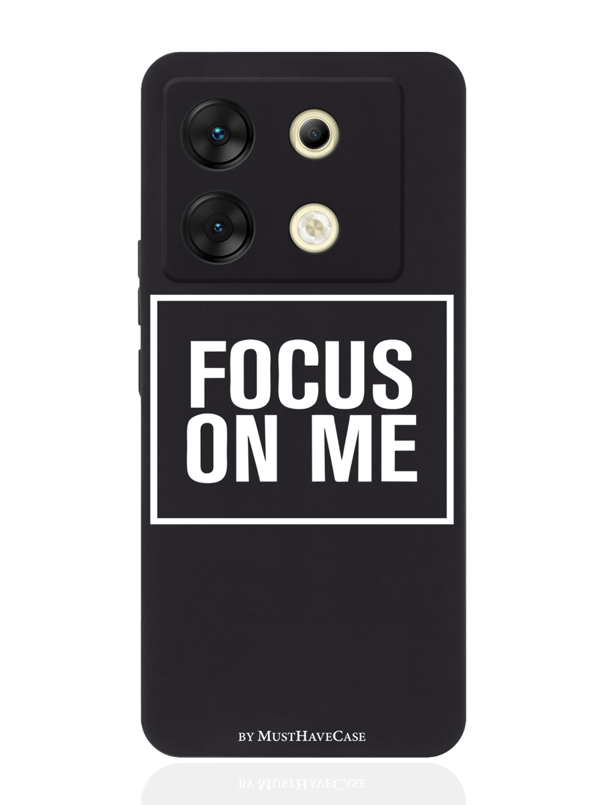 

Чехол для смартфона Infinix Zero 30 5G Focus on me, Черный;белый, Infinix Zero 30 5G