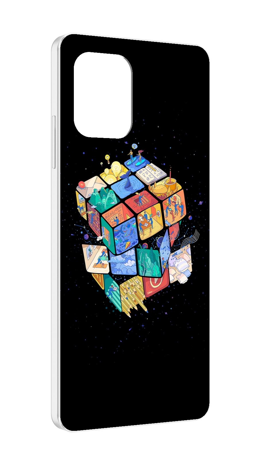 

Чехол MyPads Кубик-Рубика для UMIDIGI Power 7 Max / Power 7S, Прозрачный, Tocco