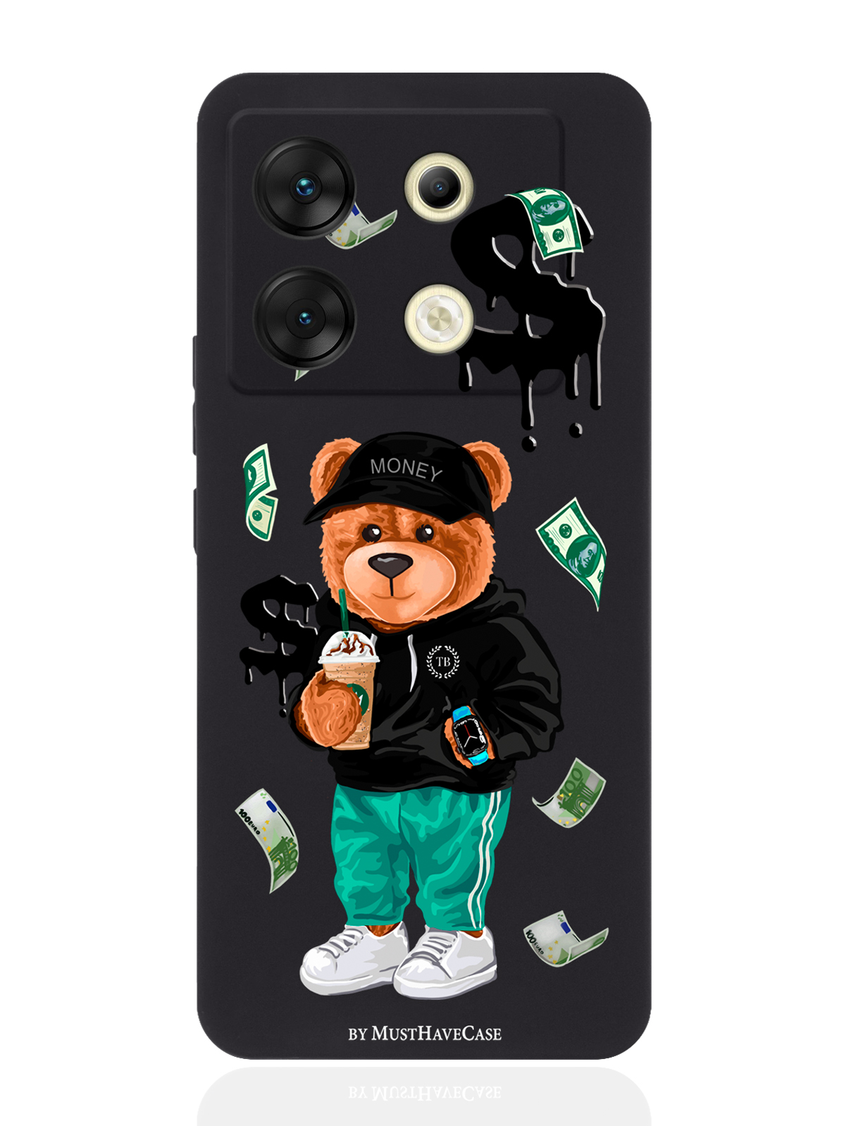 

Чехол для смартфона Infinix Zero 30 5G Tony Bear/ Мишка Тони, Infinix Zero 30 5G