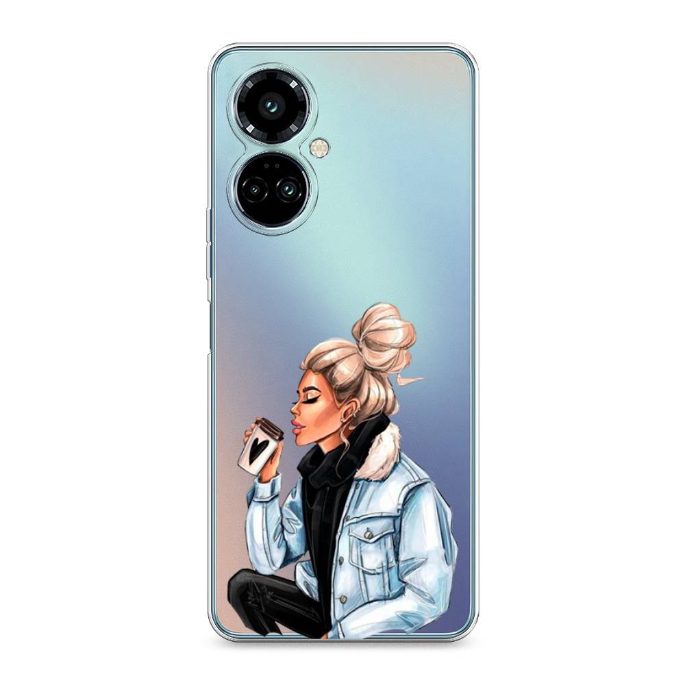 

Силиконовый чехол "Cute girl" на Tecno Camon 19 Pro