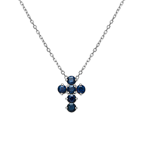 

Колье из золота с сапфиром 50 см PLATINA jewelry 07-0016-00-102-1120-30, 07-0016-00-102-1120-30