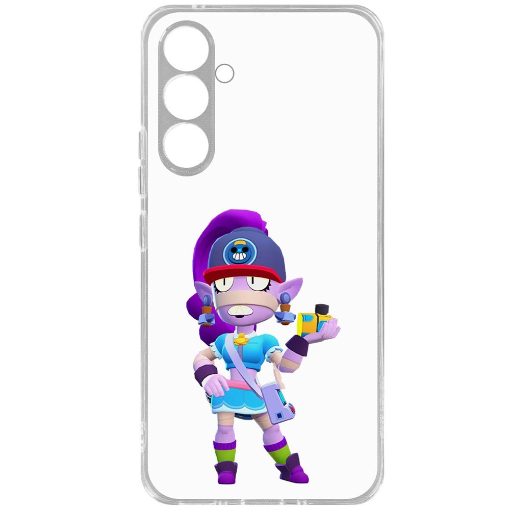 Чехол-накладка Brawl Stars-Суперфанатка Эмз для Samsung Galaxy A54 5G