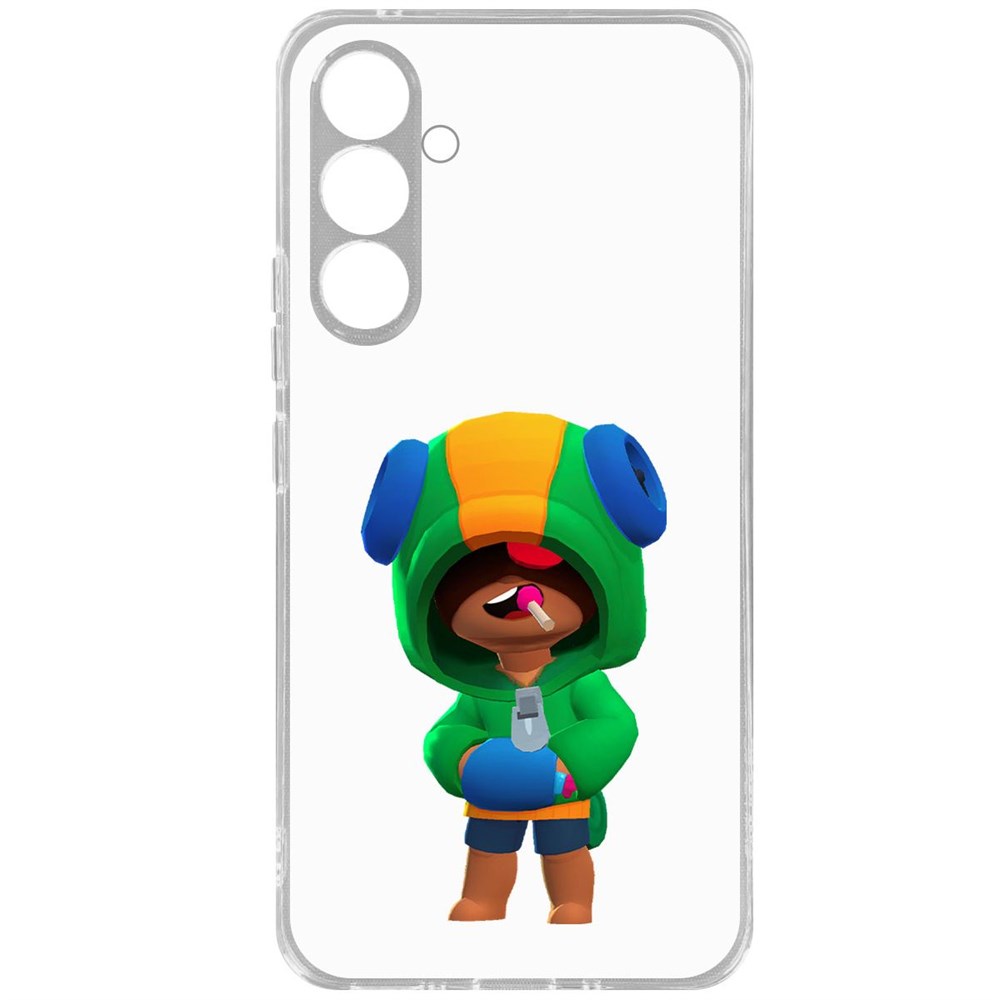 

Чехол-накладка Brawl Stars-Леон для Samsung Galaxy A54 5G, Прозрачный