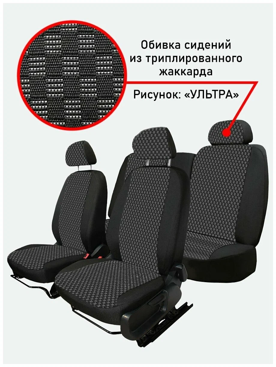 

Обивка сидений ВАЗ 2111, 2112 UEM Ультра