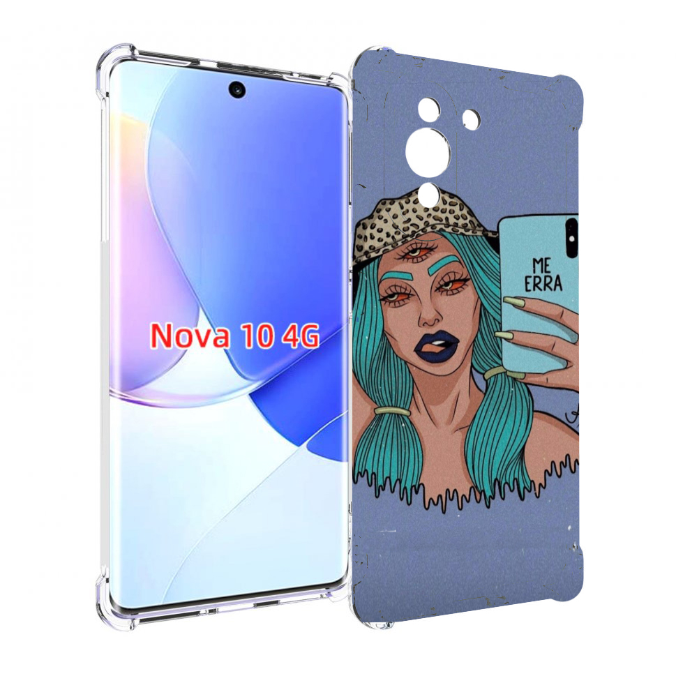 

Чехол MyPads ME Erra женский для Huawei Nova 10, Прозрачный, Tocco