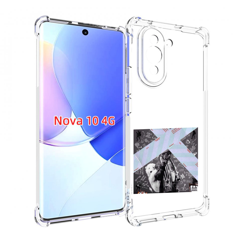 

Чехол MyPads Lil Uzi Vert - Luv Is Rage 2 для Huawei Nova 10, Прозрачный, Tocco