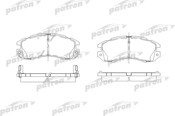 

Тормозные колодки PATRON дисковые PBP789