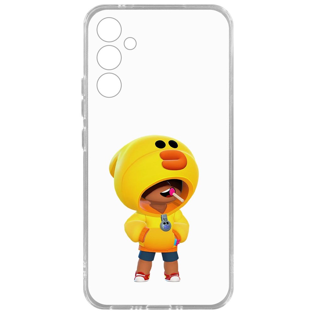 

Чехол-накладка Brawl Stars-Леон Салли для Samsung Galaxy A34 5G, Прозрачный