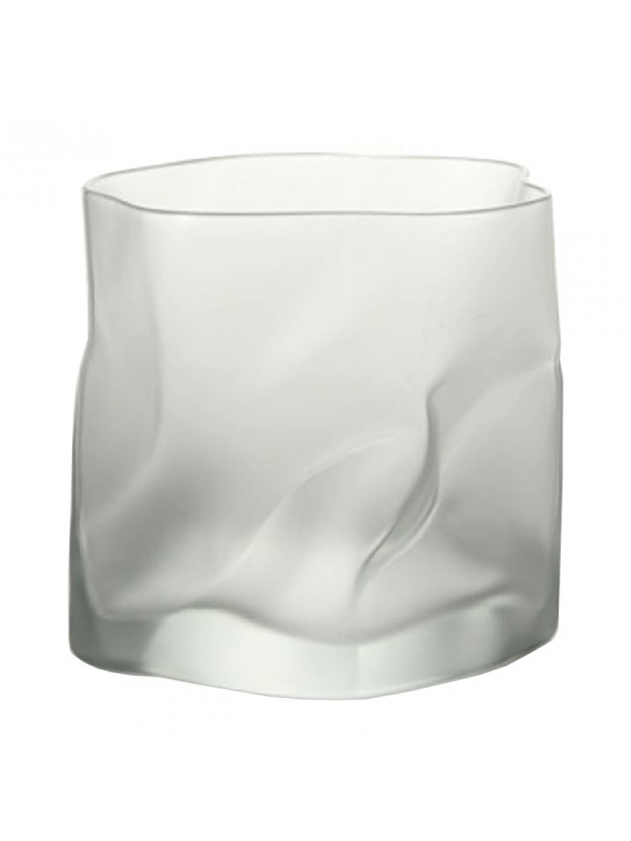 фото Стакан для виски maxxmalus ice crystal, матовое стекло