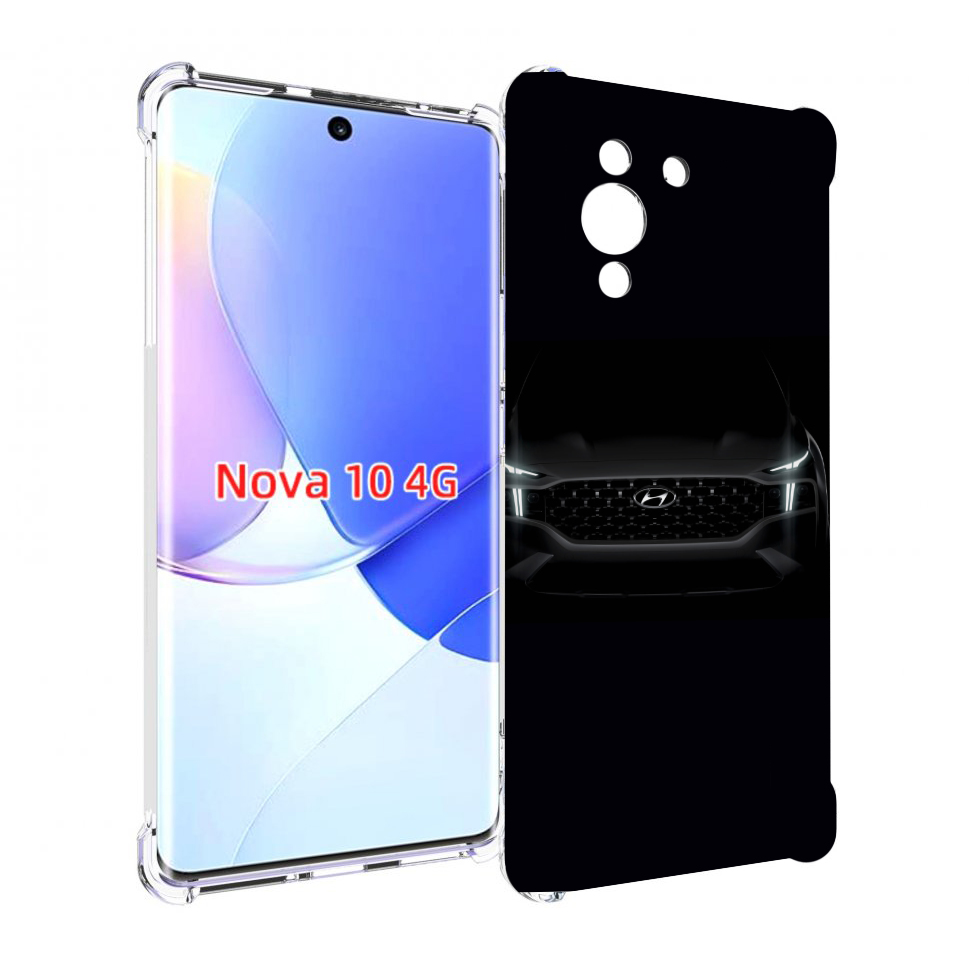 

Чехол MyPads Hyundai хендаи 2 для Huawei Nova 10, Прозрачный, Tocco