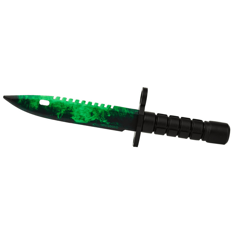 

Деревянный Штык-нож М9 Bayonet Волны Изумруд (реплика)