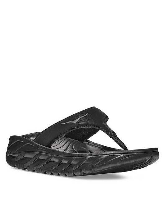 Вьетнамки женские Hoka Ora Recovery Flip 1117910 черные 41 1/3 EU (доставка из-за рубежа)