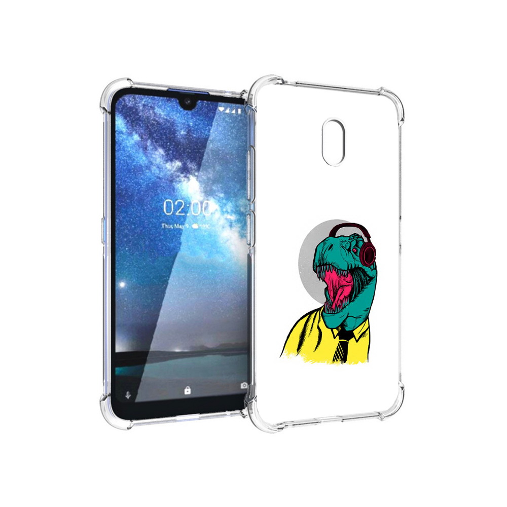 

Чехол MyPads Tocco для Nokia 2.2 дино (PT134721.103.326), Прозрачный, Tocco