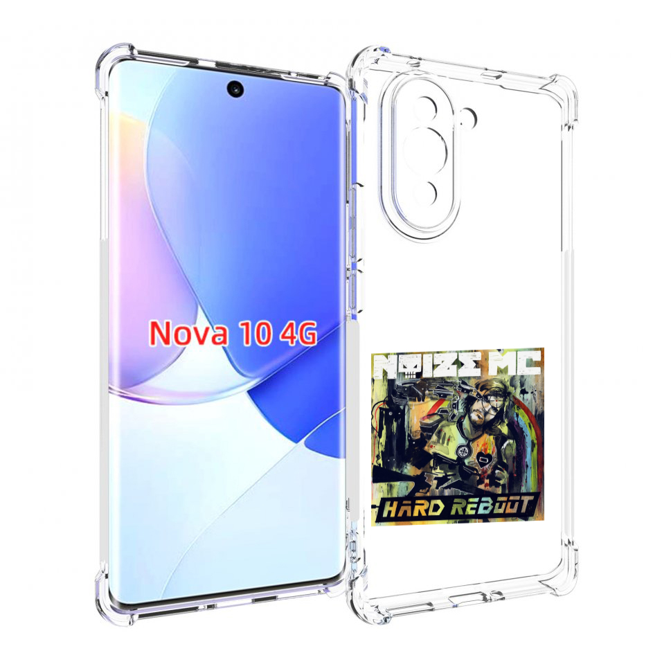 

Чехол MyPads Hard Reboot Noize MC для Huawei Nova 10, Прозрачный, Tocco