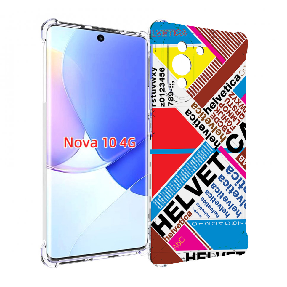 

Чехол MyPads HELVET для Huawei Nova 10, Прозрачный, Tocco